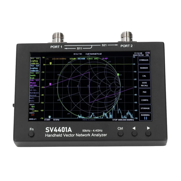 VNA Antenna Analyzer, 7in LCD Display 7 Variable IF Bandwidths Vector