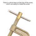 thumbnail image 3 of Welding Ground Clamp, 500a Current G-type Solid Brass Ground Clamp, 43mm Width For Tig Mig Welders, 3 of 4