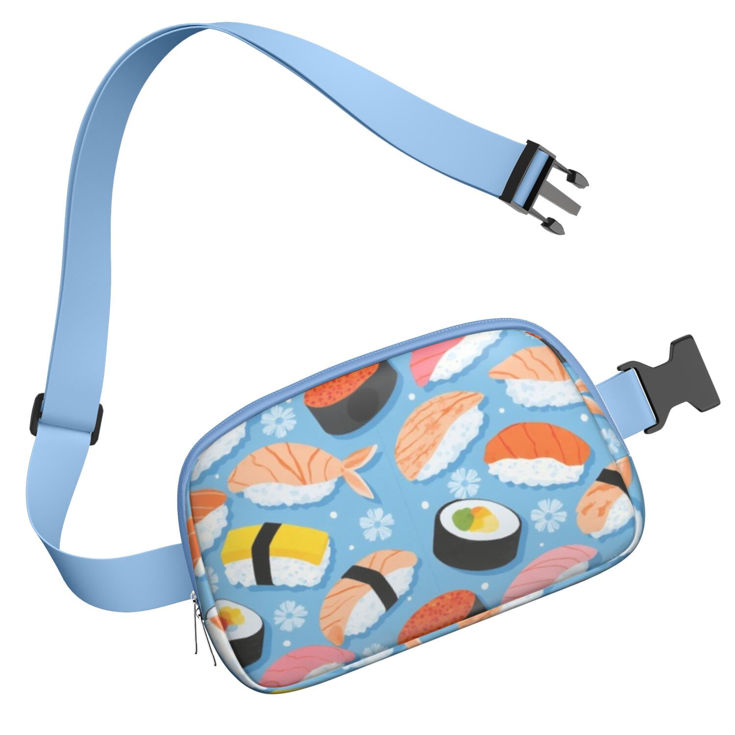 Waist Packs Bag Sushi Waist Bag Running Belt Bag for Jogging for Women Casual Waist Packs with Adjustable Strap Waterproof Belt Bag for Workout Running Travelling