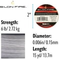 thumbnail image 4 of The Beadsmith S-Lon Fire - Braided and Fused Bead Thread - 4lb. Test, .005"/.12mm Diameter, 15 Yard Spool, Crystal Clear Color - Super Strong Stringing Material for Jewelry Making and Bead Weaving, 4 of 6