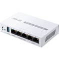 thumbnail image 1 of ASUS ExpertWiFi EBP15 5-Port GbE Smart Managed PoE+ Switch, 4 PoE+ Ports - 1 Unit, 1 of 6