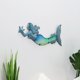 thumbnail image 3 of Decoración de piscina de jardín al aire libre para colgar en la pared de sirena de 24 pulgadas, 3 of 4