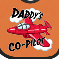 thumbnail image 4 of Inktastic Daddys Co-pilot for Fathers Day Boys or Girls Baby Bib, 4 of 4