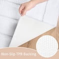 thumbnail image 5 of Softlife Bathroom Rug Soft Absorbent Microfiber Bathroom Rugs Washable Bath Mat,24"x36",White, 5 of 6