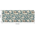 thumbnail image 7 of Beige Brown Mushroom Blue Pattern Kitchen Rug Mat,Kitchen Runner Rugs Non Skid Washable,Decorative Kitchen Floor Mats for Kitchen,Sink,Laundry,17"x47.2", 7 of 7