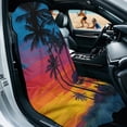 thumbnail image 3 of XYZCANDO Car Seat Towel Cover With Tropical Sunset Design, Car Seat Protector for Post Workout and Beach Trips, 3 of 11
