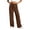 Brown, variant on Admvng Women's Wide Leg Pants Elastic Waist Comfy Vacation Trousers with Pockets