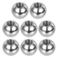 thumbnail image 1 of Uxcell M4x8mm Ball Nuts Knob, 8 Pcs Female Thread 304 Stainless Steel Round Cap Cover, 1 of 6