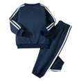 thumbnail image 6 of NIEWTR Toddler Baby Girl Clothes Crewneck Sweatshirt Long Sleeve with Pants Cute Fall Winter Outfits Toddler Girl Outfit For 1t 2t 3t 4t 5t 6t,1-2 Years, 6 of 7