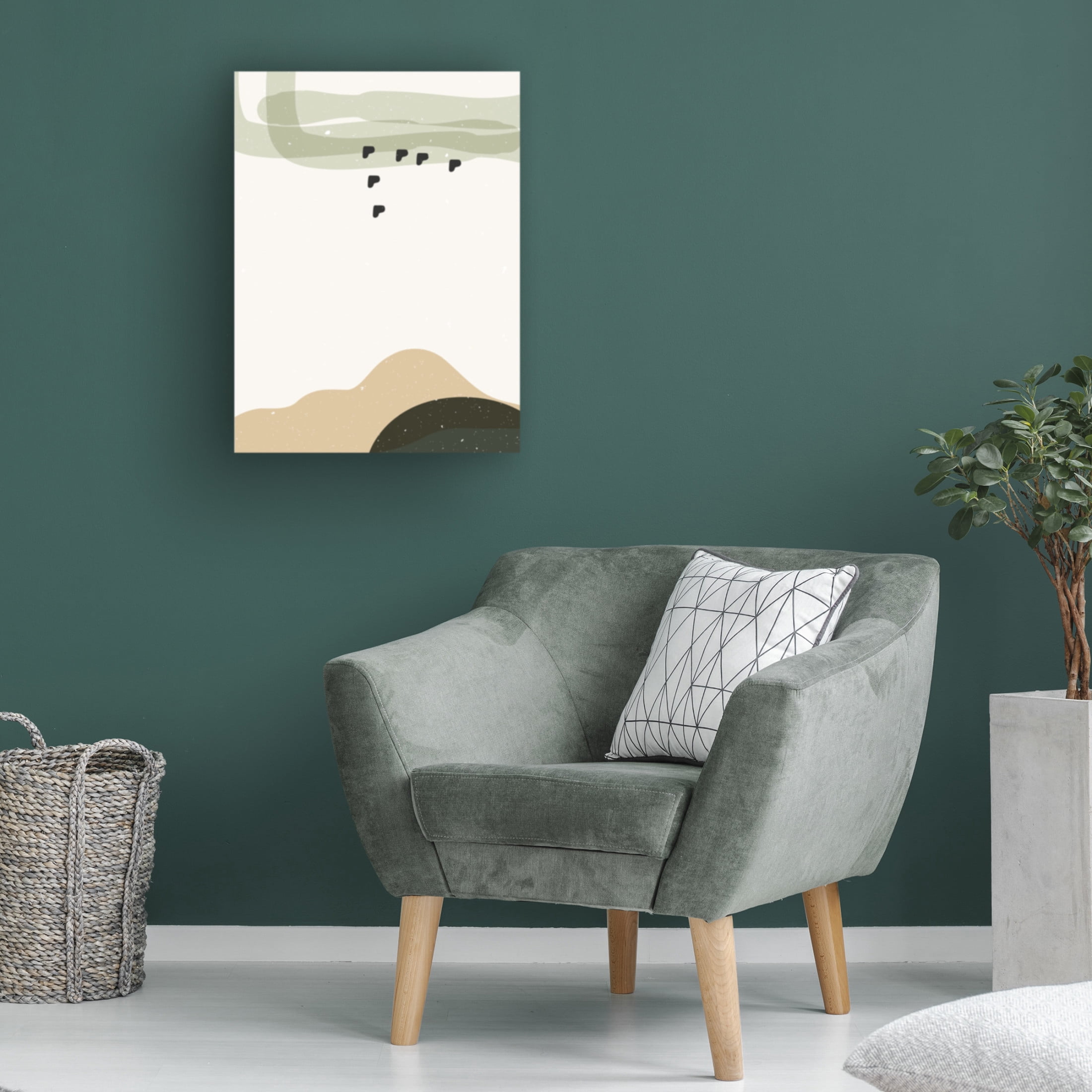 Trademark Fine Art NKTN Abstract composition 9 Canvas Wall Art
