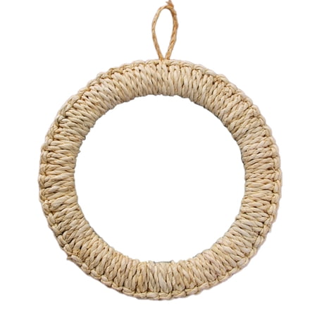 

Handmade Straw Woven Corn Husk Set Kitchen Heat Insulation and Anti-Scalding Placemat Bowl and Pan Pan Mat Small