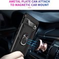 thumbnail image 4 of Allytech Rugged Case for Google Pixel 7, Military Grade Protection Shockproof Non-Slip Cover with Metal Rotatable Ring Stand, Magnetic Car Mount Holder Fashion Case for Google Pixel 7 - Black, 4 of 7