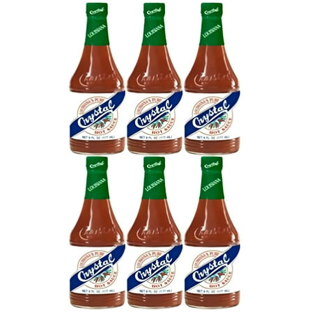 Louisiana Pure Hot Sauce Value Pack| 6 Oz Bottle | Pack of 6