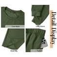 thumbnail image 6 of Fantaslook Two Piece Sets for Women Fall Travel Vacation Outfits Wide Leg Pants Lounge Sets Dressy Matching Sets Womens Sweatsuits, 6 of 9