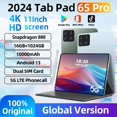thumbnail image 2 of Tableta Pad 6S Pro Android 14 original, versión global 2024, 11 pulgadas, HD 4K, 16 GB + 1 T, 20000 mAh, 5G, doble SIM, Bluetooth, WiFi, GPS, 2 of 5