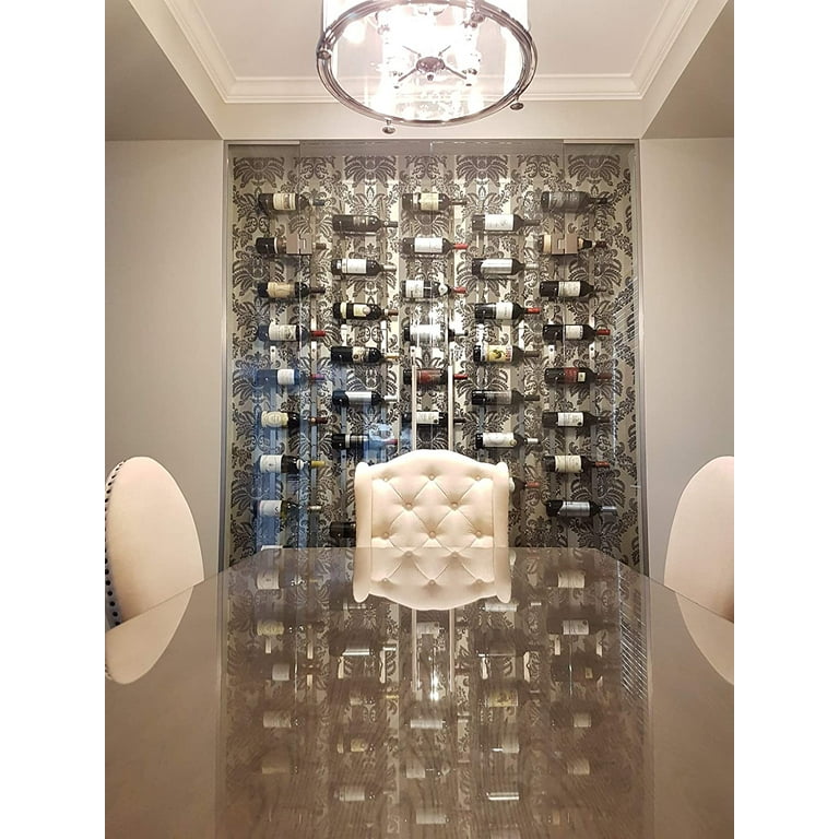 VintageView W Series Presentation Row Wall Mounted Wine Rack (9