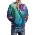 thumbnail image 5 of Cartoon Mermaid Seaweed 3d Sweatshirts Hoodie Fashion Casual Personality Men's Women Street Hoodie Pullovers Long Sleeve Comfortable Top, 5 of 6