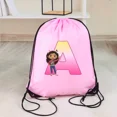 thumbnail image 2 of Gabbys Dollhouses-Mochila deportiva impermeable con cordón, bolsa de baloncesto de terileno, Anime de dibujos animados, regalo de cumpleaños, 2 of 5
