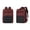 #Red, variant on Fashion Three-Piece Backpack Backpack Male Business Usb Charging Laptop Bag High-Capacity Students Bag