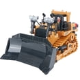 thumbnail image 3 of Carro de control remoto RC Bulldozer 1/24 2.4GHz 9CH RC Camión de construcción Vehículos de ingeniería Juguetes educativos para niños con música ligera Meterk Carro de control remoto, 3 of 7