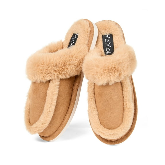 Memoi Women's "The Holly" Cozy Plush Fleece-Lined Slippers - Womens - Female