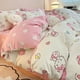 thumbnail image 4 of Juego de 4 fundas de edredón con dibujos animados de Hello Kitty Kawaii, ropa de cama para estudiantes, colcha de microfibra suave y ligera, 4 of 5