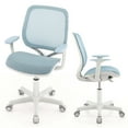 thumbnail image 1 of Costway Kids Desk Armchair Swivel Mesh Children Computer Chair with Adjustable Height Blue, 1 of 10