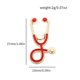 thumbnail image 2 of Broche de estetoscopio, regalo de la semana de la enfermera, Pin de solapa esmaltado para estetoscopio, Pin de decoración para bolsa de ropa para niñas, varios colores, 2 of 5
