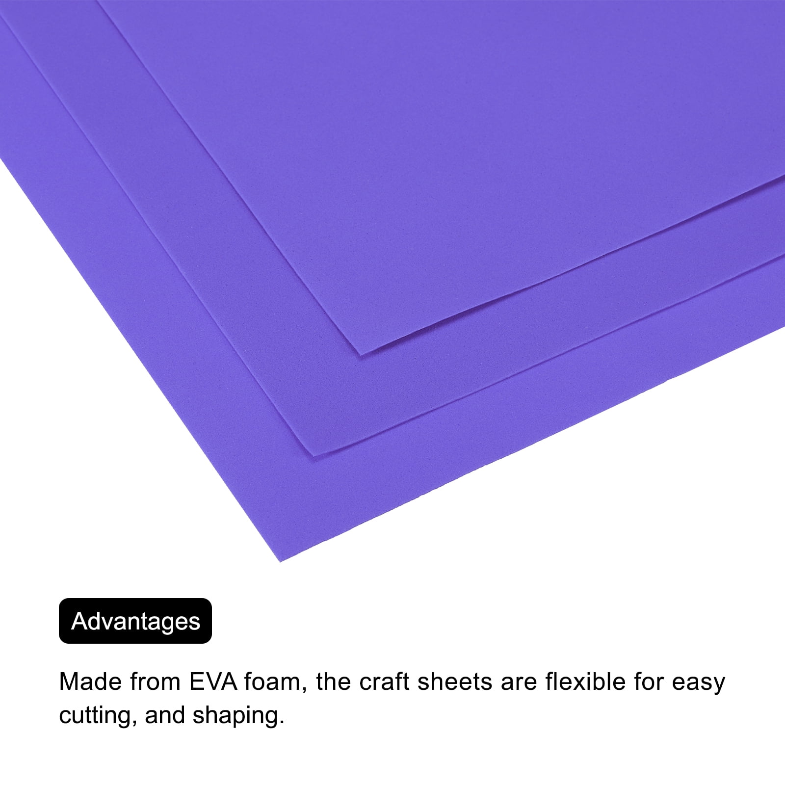 EVA Foam Sheets Dark Blue 19.7 Inch x 35.4 Inch 1mm Thick Crafts Foam Pack of 5