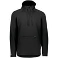 thumbnail image 3 of Holloway Sportswear XS Limitless 1/4 Zip Hoodie Black/Black 222584, 3 of 5