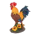 thumbnail image 4 of M Buder Modelo de Gallo Decorativo para Jardín y Patio, Estatua de Resina Sintética para Exteriores, Adorno Artístico de Escultura, Marrón Rojizo, Pequeño, 4 of 9