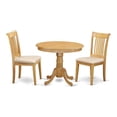 thumbnail image 2 of East West Furniture Dining Room Set Oak, ANPO3-OAK-C, 2 of 9