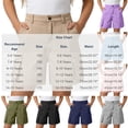 thumbnail image 3 of Odeerbi Teen Boys Girls Cargo Shorts Solid Color School Uniform Shorts with Pockets, 3 of 7