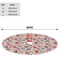 thumbnail image 4 of Christmas Tree Skirt,Sweet Lollipop Candy Macaroon Cupcake Donut Xmas Tree Skirt Rustic Farmhouse Tree Skirt for Christmas Decor Xmas Holiday Home Party Decorations48, 4 of 6