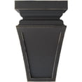 thumbnail image 2 of Ekena Millwork 5"W x 5 3/4"D x 10"H Medium Nevio Wood Vintage Decor Corbel, Black, 2 of 6