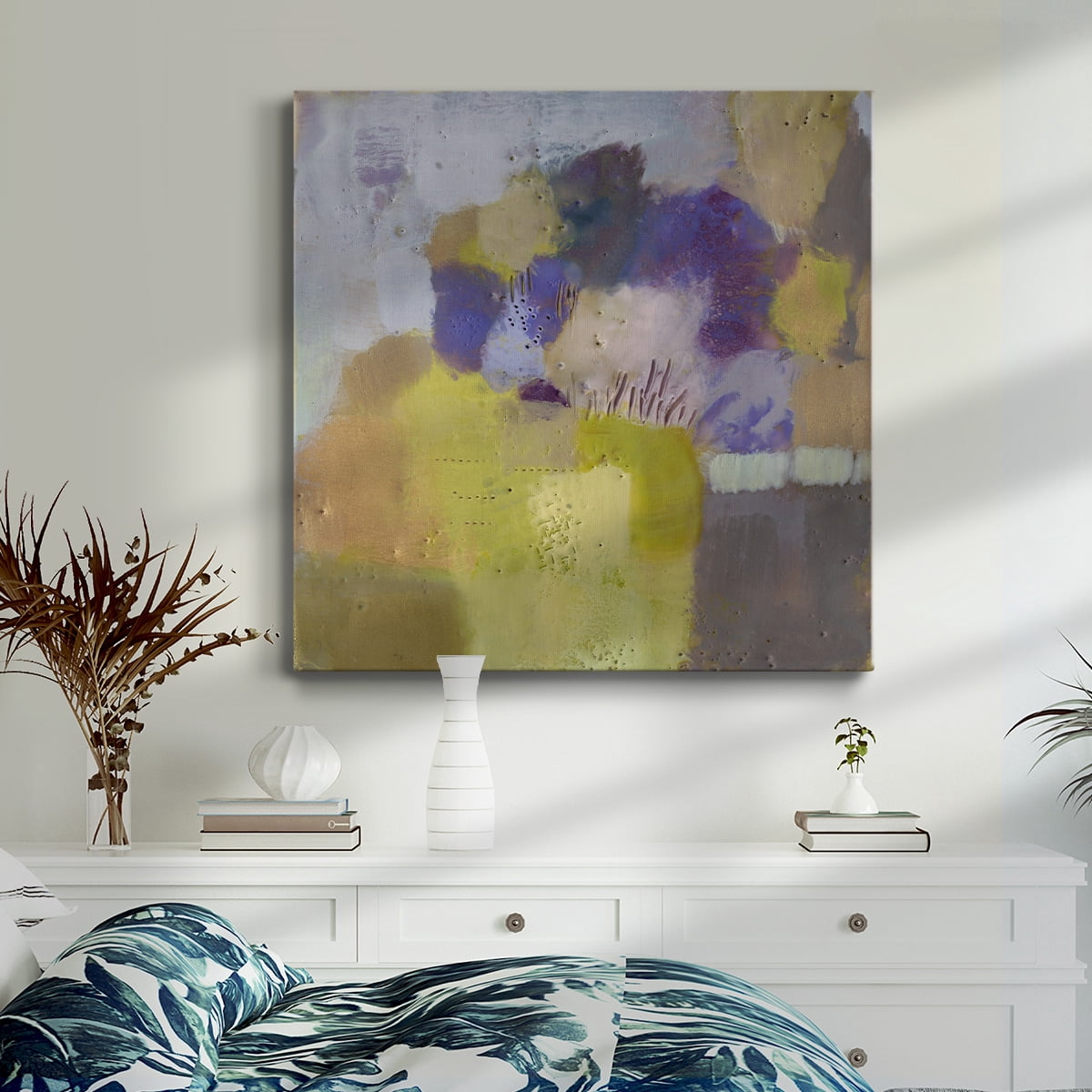 Wexford Home Blume IV-Premium Gallery Wrapped Canvas, 32" x 32" - Ready to Hang