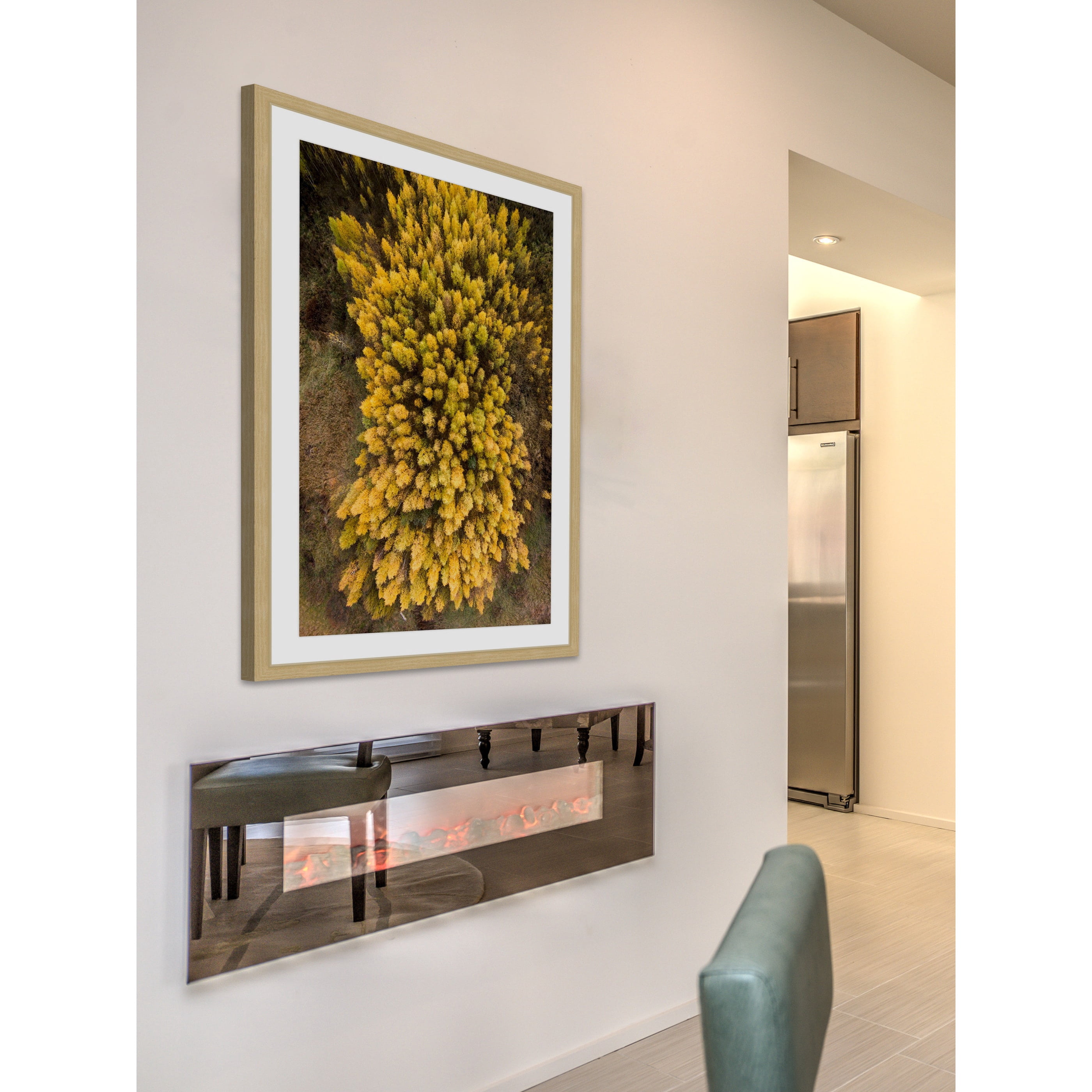 Marmont Hill "Yellow Flora" by Karolis Janulis Framed Painting Art Print