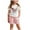Pink, variant on ZhuoLiL 3 Year Old Girl Clothes Girls And Boys Summer Short Sleeve Round-Neck Blouses And Casual Shorts Baby Sport Suit Shorts(3-8Y)