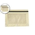 thumbnail image 1 of Dvruxg 2 Pcs Pencil Pouch, Three-hole Pencil Case Single Zipper Transparent PVC Document Storage Bag, Large Capacity Pencil Pouch with Zipper Clear Binder Pencil Case, 1 of 5