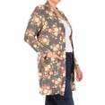 thumbnail image 2 of Women's Lightweight Open Front Long Sleeves Casual Cardigan, 2 of 5