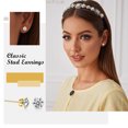 thumbnail image 4 of Pendientes de Acero inoxidable Sonducket 6 pares para mujer minipendientes, 4 of 6