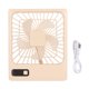 thumbnail image 2 of Ventilador de escritorio ventilador de mesa pequeño recargable de 5 velocidades para el hogar para el dormitorio, 2 of 8
