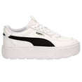 thumbnail image 4 of PUMA Women's Karmen Rebelle Sneaker, White Black, 7.5, 4 of 7
