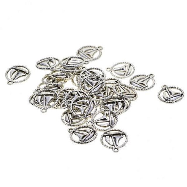 Conjunto de 6 Encantos de Plata para Diseñar Accesorios Personalizados 6 piezas