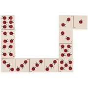 Domino game, ladybirds