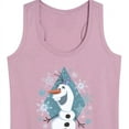 thumbnail image 3 of Frozen - Winter - Olaf Dancing In Snow - Women's Racerback Tank Top, 3 of 5
