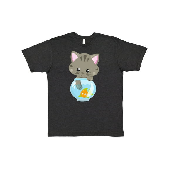 Inktastic Cute Cat, Little Cat, Kitty, Kitten, Fish Bowl T-Shirt
