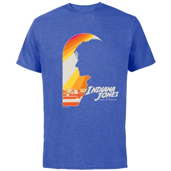 Lucasfilm Indiana Jones and the Dial of Destiny Helena Sun - Short Sleeve Cotton T-Shirt for Adults - Customized-Royal Heather