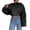 Black, variant on Womens Sweaters Shaggy Outwear Coat Jacket Long Sleeve Warm Winter White M
