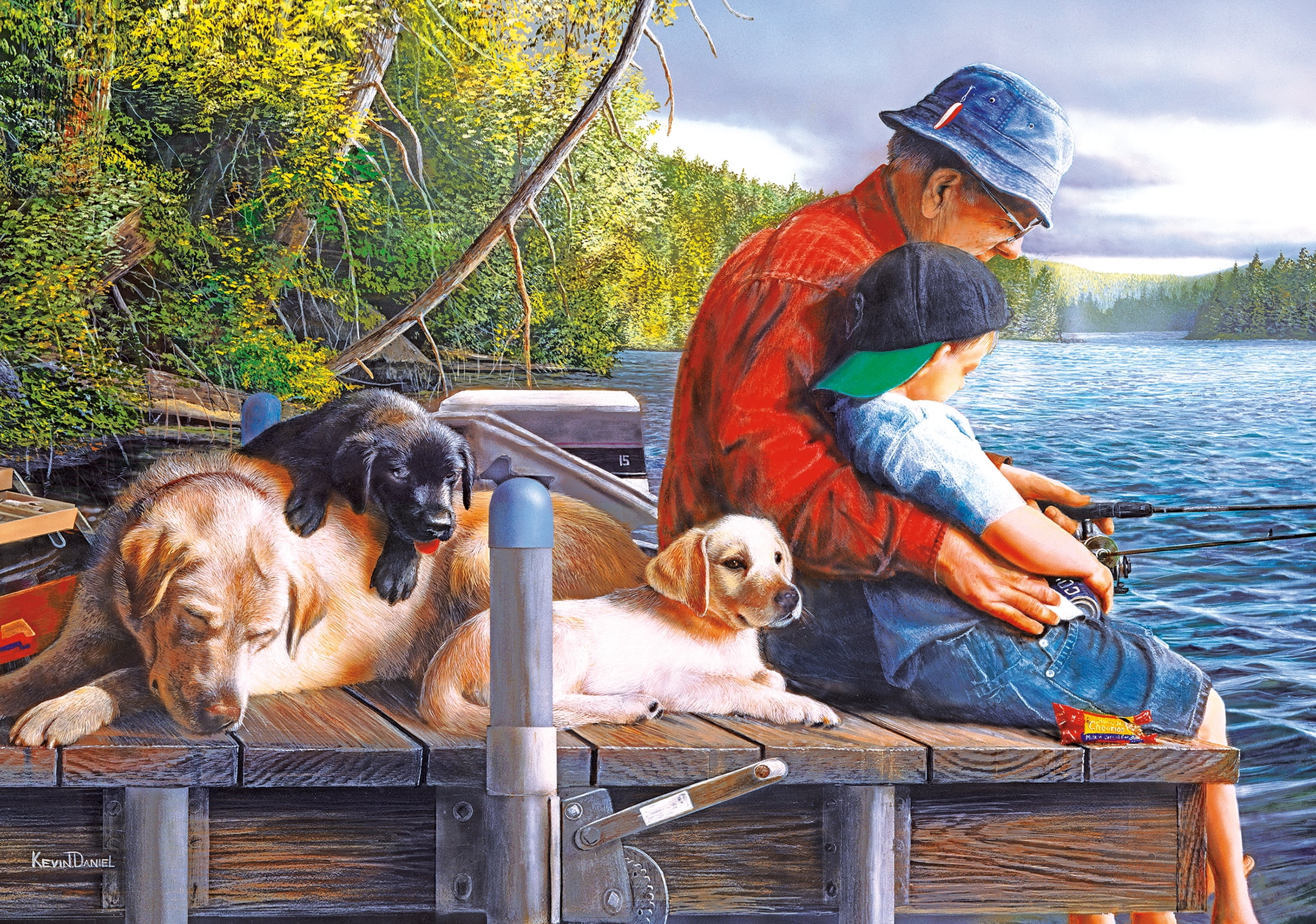 RoseArt Colorluxe 300-Piece Memories Adult Jigsaw Puzzle
